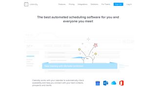 Calendly Features - Automated scheduling as flexible as it is powerful