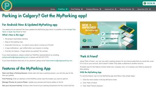 MyParking App - CPA - Calgary Parking Authority