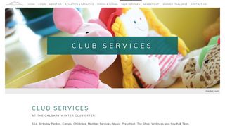 Calgary Winter Club - Calgary, AB - Club Services