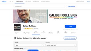 Working at Caliber Collision: 112 Reviews about Pay & Benefits ...