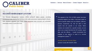 Law Enforcement Records Management Software | Caliber Public ...