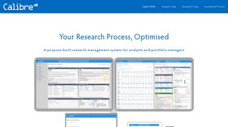 Calibre RMS | Research Management System