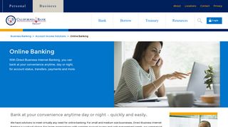 Online Banking | California Bank & Trust