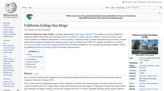 California College San Diego - Wikipedia