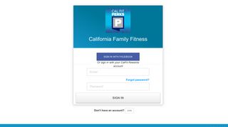 California Family Fitness - Login - Perkville