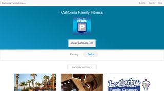 California Family Fitness - Perks - Perkville