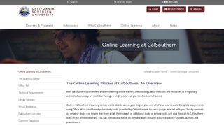 Online Learning at CalSouthern - California Southern University