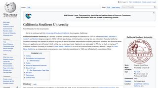 California Southern University - Wikipedia