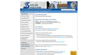 Online Bill Pay Options - City of Stockton, CA