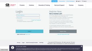 Login - CA Technologies - Register with CA Technologies