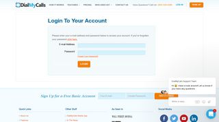 Login to Your Account - DialMyCalls.com