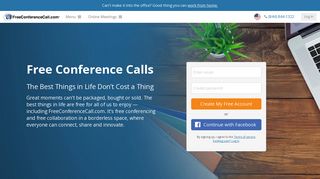 FreeConferenceCall.com: Free Audio Conferencing