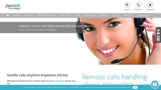 Handle Calls Anytime Anywhere (HCAA) - Jontek | Answerlink