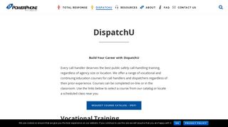 DispatchU - 911 Dispatcher Training - PowerPhone