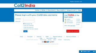 login - Cheap Calls to India and other destinations