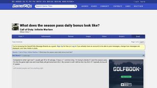 What does the season pass daily bonus look like? - Call of Duty ...