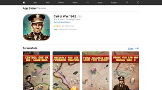 Call of War 1942 on the App Store - iTunes - Apple