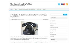 3 Websites To Call Phone Online For Free Without Registration