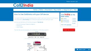 How to Use Call2India with your SIP device - Cheap Calls to India ...