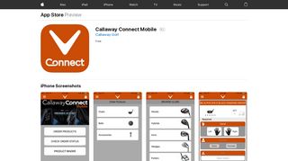 Callaway Connect Mobile on the App Store - iTunes - Apple