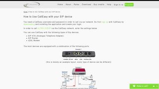 How to Use CallEasy with your SIP device - CallEasy | The cheapest ...
