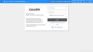 Callido Learning - Secure login - Sur.ly