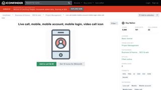 Live call, mobile, mobile account, mobile login, video call ... - Iconfinder