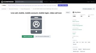 Live call, mobile, mobile account, mobile login, video call ... - Iconfinder