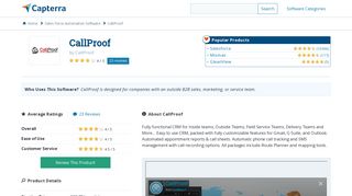 CallProof Reviews and Pricing - 2019 - Capterra