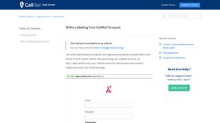 White Labeling Your CallRail Account – CallRail Support