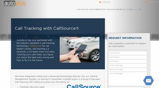 Track Your Leads With CallSource - AutoRevo
