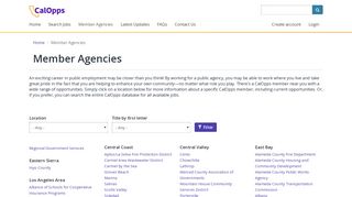 Member Agencies | CalOpps