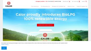 Calor Gas - Leading Gas Suppliers (LPG) & Energy Solutions Provider
