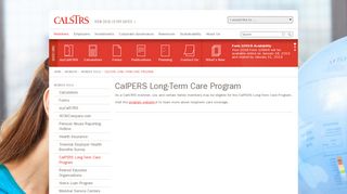 CalPERS Long-Term Care Program - CalSTRS.com