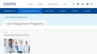 Loan Repayment Programs - OSHPD