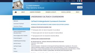 Undergrad CalTeach Coursework | The Gevirtz School (GGSE) - UC ...