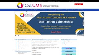 California University of Management and Sciences: CALUMS