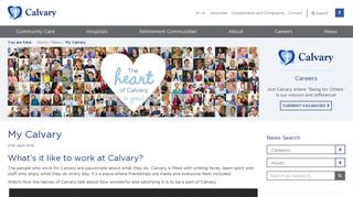 My Calvary - Calvary Health Care