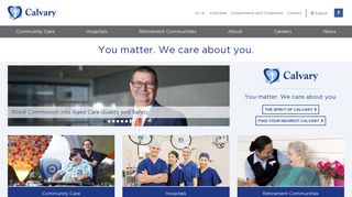 Calvary Health Care: Welcome