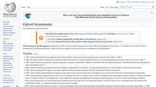 Calvert Investments - Wikipedia