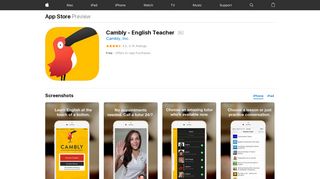 Cambly - English Teacher on the App Store - iTunes - Apple