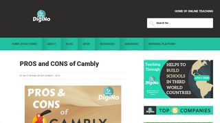 PROS and CONS of Cambly - DigiNo