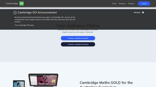 Cambridge GO - Cambridge University Press