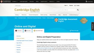 Online and Digital | Cambridge University Press