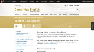 Online Courses | Cambridge University Press