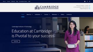 Cambridge Group of Institutions, Best Engineering college in Bangalore.