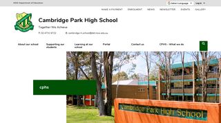 Cambridge Park High School: Home