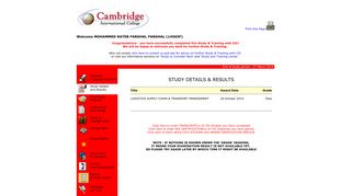 14565F - Cambridge International College