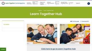 Learn Together Hub - Learn Together Cambridgeshire