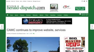 CAMC continues to improve website, services | News | herald-dispatch ...